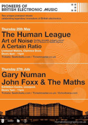 Gary Numan Venue Poster 2017